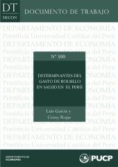 book Determinantes del gasto de bolsillo en salud en el Perú