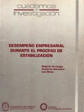 book Desempeño empresarial durante el proceso de estabilización