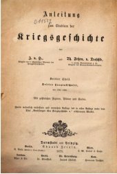 book Anleitung zum Studium der Kriegsgeschichte