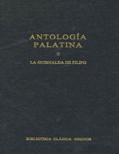 book Antología palatina II, La guirnalda de Filipo.