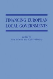 book Financing European Local Government