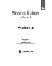 book Physics Galaxy 2020-21: Vol.1 - Mechanics 2e