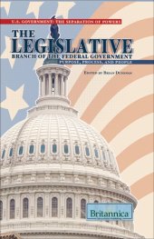 book The Legislative Branch of the Federal Government