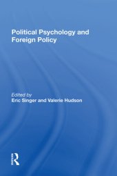 book Political Psychology and Foreign Policy