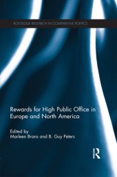 book Rewards for High Public Office in Europe and North America