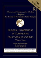 book Regional Comparisons in Comparative Policy Analysis Studies: Volume Three