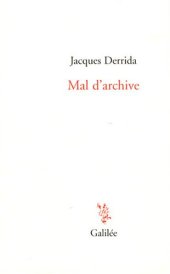 book Mal d'archive : une impression fraudienne