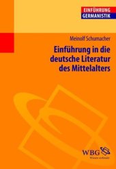 book Einführung in die deutsche Literatur des Mittelalters