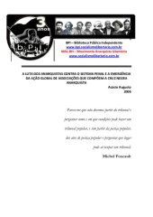 book A luta dos anarquistas contra o sistema penal e a emergência da ação global de associações que compõem a cruz negra anarquista