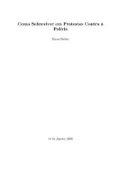 book Como sobreviver em protestos contra a polícia