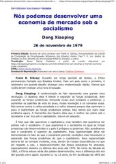 book Nós podemos desenvolver uma economia de mercado sob o socialismo