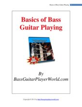 book Basics Of Bass Guitar Playing