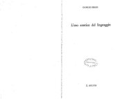 book L'uso estetico del linguaggio