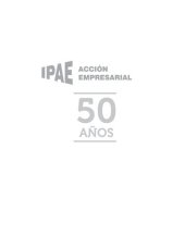 book IPAE, 50 años de Acción Empresarial