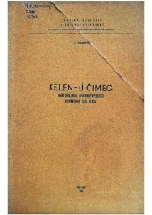 book KELEN-Ü ČIMEG. Монгольское грамматическое сочинение XIX века