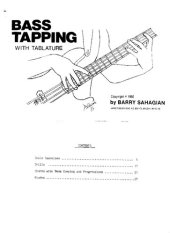 book Bass Tapping with tablature