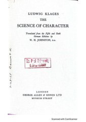 book The Science of Character