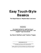 book Easy Touch-Style Bassics The Rapid Route to ‘Rhythm Bass’ and more