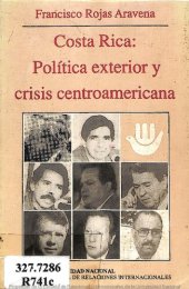 book Costa Rica: política exterior y crisis centroamericana