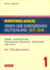 book Katalog der Orden und Ehrenzeichen des Deutschen Reiches 1871-1945