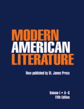 book Modern American Literature A-G