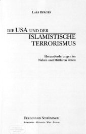 book Die USA und der islamistische Terrorismus : Herausforderungen im Nahen und Mittleren Osten