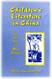 book Children's Literature in China: From Lu Xun to Mao Zedong: From Lu Xun to Mao Zedong