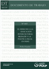 book El derecho a la Educación Intercultural Bilingüe (EIB) y la política fiscal en Perú