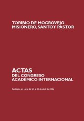 book Toribio de Mogrovejo: misionero, santo y pastor