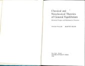 book Classical and neoclassical theories of general equilibrium : historical origins and mathematical structure