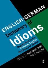 book English/German Dictionary of Idioms, Supplement to the German/English Dictionary of Idioms