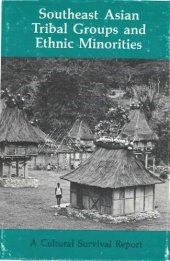 book Southeast Asian Tribal Groups and Ethnic Minorities