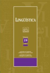 book Lingüística. Volumen 19