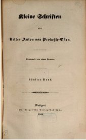 book Kleine Schriften von Ritter Anton von Prokesch-Osten