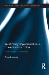 book Rural Policy Implementation in Contemporary China: New Socialist Countryside