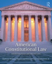 book American Constitutional Law: Introductory Essays and Selected Cases + Mysearchlab