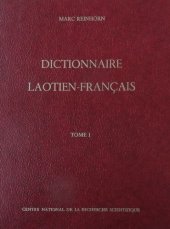 book Dictionnaire laotien-français