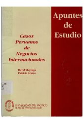 book Casos peruanos de negocios internacionales