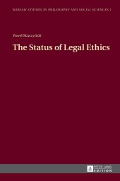 book The Status of Legal Ethics