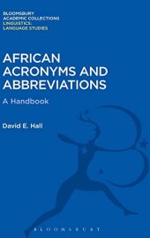 book African Acronyms and Abbreviations