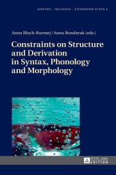 book Constraints on Structure and Derivation in Syntax, Phonology and Morphology (Sounds – Meaning – Communication)