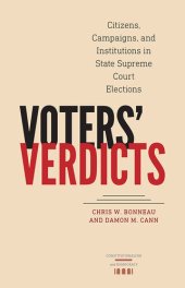 book Voters' Verdicts: Citizens, Campaigns, and Institutions in State Supreme Court Elections