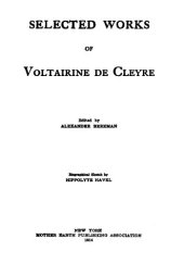 book Selected Works of Voltairine de Cleyre