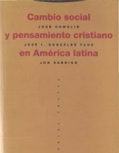 book Cambio social y pensamiento cristiano en América latina