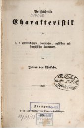 book Vergleichende Charakteristik der k. k. österreichischen, preußischen, englischen und französischen Landarmee