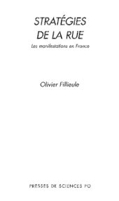 book Stratégies de la rue. Les manifestations en France