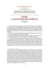 book Lenine e o movimento das mulheres