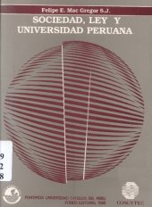 book Sociedad, ley y universidad peruana