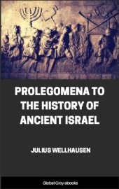 book Prolegomena to the History of Ancient Israel