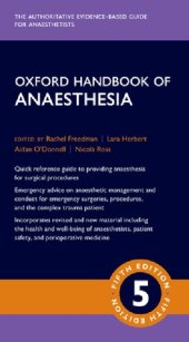 book Oxford Handbook of Anaesthesia